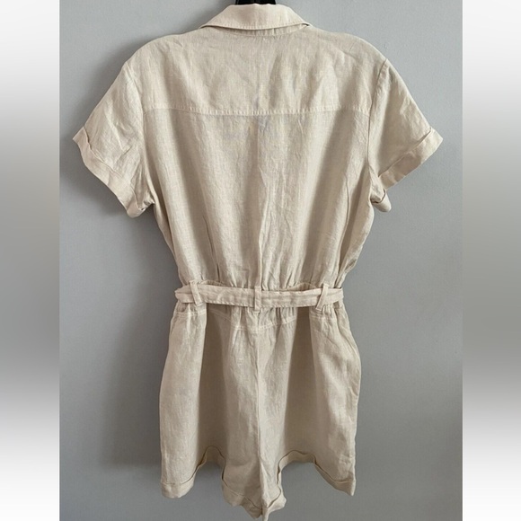 Cloth and Stone for Anthropologie Linen Romper - Picture 4 of 5